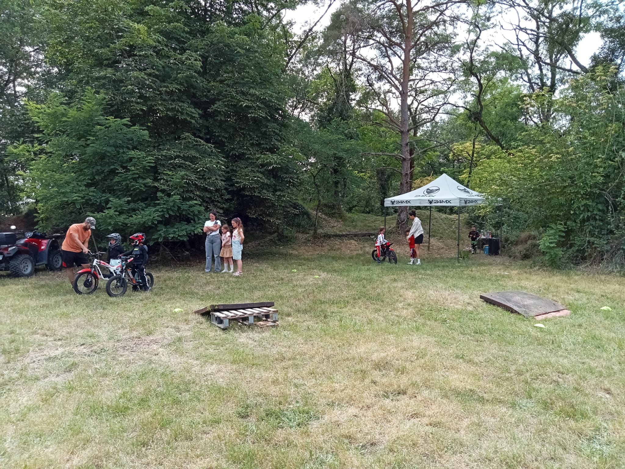 Animation mini trial du 10 juin 2026 à Francueil, merci a nos 3 animateurs et aux enfants présents